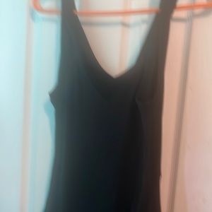 A beautiful long black dress that is great for any occasion